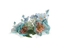 GALPADA 2pièces Lot De Pinces à Cheveux à Fleurs Artificielles Ornement De Tête Pour Mariage Peignes Latéraux Avec Fleurs Hibiscus Barrettes Pour Femmes Et Filles