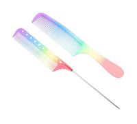 GALPADA 2pièces Peignes de Coiffure Douce Antistatique Lot pour Cheveux Épais ou Fins Pratique et Doux à Utiliser Chez Soi