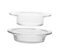 GALPADA 2pièces Plat Verre pour Huiles Essentielles Plateau pour Lampe Plat Chauffe-Huile De Remplacement Accessoires pour Chauffe-Cire