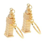 GALPADA 2pièces Porte-clés Style Horloge De Londres Rétro Pendentif Élément Britannique Décoratif pour Sacs Et Clés Souvenirs Uniques pour Femme