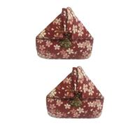 GALPADA 2pièces Porte-Monnaie Triangle Mini à Portable avec Fermeture Aléatoire Organisateur De Rangement pour Petits Objets
