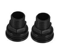 GALPADA 2pièces Raccord De Cloison pour Réservoir Eau Filetage Fin Compatible Tuyau Arrosage Montage Rapide Et Simple