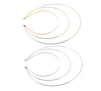 GALPADA 2pièces Serre-tête Triple Halo Métal Pour Cheveux Accessoires De Déesse Pour Halloween Coiffes Ange Pour Femmes Design Classique Personnalisable Pour Événements