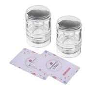 GALPADA 2pièces Tampon Pour Ongles Silicone Transparent Kit De Stamping Pour Manucure Avec Plaque De Transfert Et Motifs Outil De Nail Art Pour Usage à Domicile Et Voyage