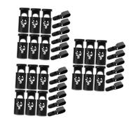 GALPADA 3 Ensembles Support Jardin Clips de Accessoires de Fixation Piquet Plastique Ressorts pour Drapeaux de Jardin