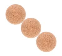 GALPADA 3 pièces Balles Liège pour Foot Boules Portables Légères Remplacement pour Table Football Intérieur et Compact pour Usage Domestique