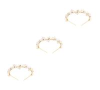 GALPADA 3 Pièces Bandeau hair charms decoration cheveux beads the fleur bride femme costume de cosplay coiffe de carnaval coiffure de mariée Décorations de fête Acrylique
