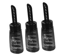 GALPADA 3 pièces Bouteille Gel Coiffant avec Peigne Intégré Réutilisable pour Hommes Application Uniforme et Pratique de Gel de Coiffure