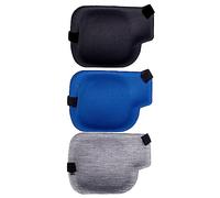 GALPADA 3 pièces Cache Oeil Amblyopie Ajustable Oculaires Portables pour Usage Confortables pour Strabisme et Formation de Œil de Noir Bleu Gris