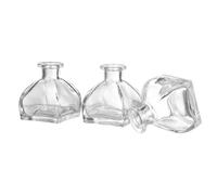 GALPADA 3 pièces Flacon Diffuseur Verre Transparent pour Parfum Intérieur et Bien-être Décor Maison Polyvalent Vase Décoratif pour Bureau Mariage et Spa