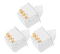 GALPADA 3 Pièces Interrupteur de Porte pour Réfrigérateur Contrôle de Éclairage et Alimentation Accessoire Compatible Facile à Installer pour Remplacement Fiable