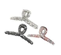 GALPADA 3 pièces Lot de Pinces à Cheveux Créatives avec Perles et Accessoires Coiffure Élégants pour Femme Tenue et Style pour Fêtes et Mariages Transparent et Noir