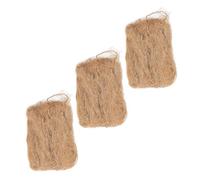 GALPADA 3 pièces Outils Allumage Feu Camping Naturels Jute Léger Pratique pour Survie Extérieure