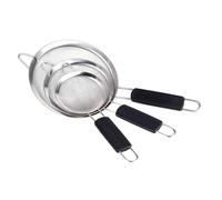 GALPADA 3 pièces Passoire Mailles Fines Inox Tamis à Farine Manuel Pratique avec Poignées pour Filtrage et Tamissage Cuisine