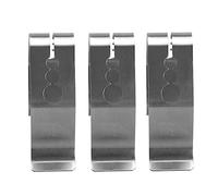 GALPADA 3 pièces Pince pour Thermomètre de Barbecue Inoxydable Support Durable pour de Température Accessoire Grill Facile à Installer Protection Lot