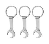 GALPADA 3 pièces Porte-clés Ouvre-bouteille Mini Clé Inoxydable Pratique pour Hommes et Femmes Porte-clés Original Métal