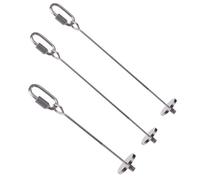 GALPADA 3 pièces Set de Fruit et Légume Brochettes Acier Inoxydable pour Oiseaux de Cage Accessoires pour Perroquets et Petits Animaux Outils Alimentation et Jouets de Nourrissage pour