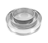 GALPADA 3 Pièces Tamis Ronds en Métal pour Jardinage, Poterie Et Expériences avec Filtration Précise