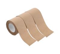 GALPADA 3 Rouleaux Ruban Kraft Gommé Activé à Eau Adhésif Résistant pour Encadrement Emballage Sécurisé et Papier Aquarelle