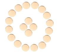 GALPADA 30 Boutons Métalliques Pack de 30 Pièces en Alliage de Zinc Couleur Or, Décoratifs et Plats Style Chic et Simple pour Projets de Couture DIY