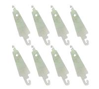 GALPADA 30 Pièces Enfile-Aiguille Acier Inoxydable Beige Outil Pratique pour Couture Et Point De Croix Enfilage Facile pour Aiguilles Main Et Machine 1.9X0.51 Pouces