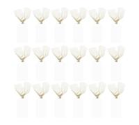 GALPADA 30 pièces Lot de Étiquettes de Table Acrylique Givré Arqué avec Ruban Vert Clair Cartes Blanches à Écrire pour Mariage Signes Réservés pour Sièges Décoration Élégante pour