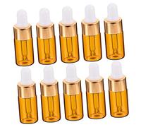 GALPADA 30pièces Flacons Pipette Dropper Pour Huiles Essentielles Mini Bouteilles De Voyage Teinté Pour Parfum Lotion Et Fond De Teint