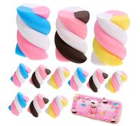 GALPADA 30pièces Lot De Forme De Accessoires De Poterie Boîtes De Rangement Décorations Pour Scrapbooking Et Fêtes Couleurs Mélangées