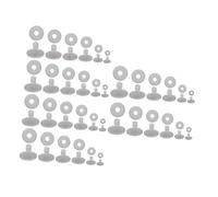 GALPADA 36 Pièces Plastic Doll Limbs Connectors Removable Joints for DIY Plush Toys with Options Crafting Replacement Parts for Movable Animal Limbs and Heads