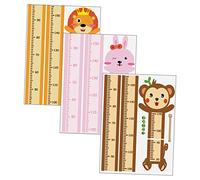 GALPADA 3ensembles Toise Pour Garçon Fille Avec Rubans Indicateurs De Autocollants Stickers Muraux Pour Chambre à Coucher Fournitures Pour Maternelle