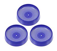 GALPADA 3pcs Nichoir à Pigeons en Plastique Bleu, Bol de Nidification Léger et Facile à Utiliser, Grosse Capacité pour Oiseaux, pour Animalerie ou Usage Domestique