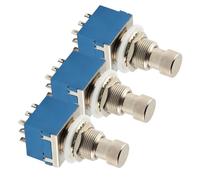 GALPADA 3pcs Pédale de Commande pour Guitare en Métal Bleu Bouton de Pied à 9 Broches pour Concerts et Performances en Direct