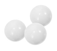 GALPADA 3pcs Perles de Roue Russe en Résine Blanche, Accessoire de Jeu de Société Stable et Interactif pour Roulette Jeu Moderne et Élégant