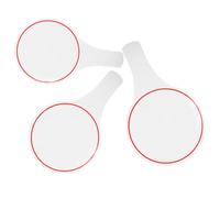 GALPADA 3pcs Tableau de Score Effaçable Blanc, Palettes de Vote Portables en Mousse Réutilisables, pour Écriture DIY et Vote