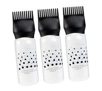 GALPADA 3pièces Bouteilles Applicatrices De Teinture Colorées Avec Peigne Intégré Flacons Légers Et Durables Pour Coloration Capillaire Adaptées Pour Usage Salon Et Maison Surface Lisse