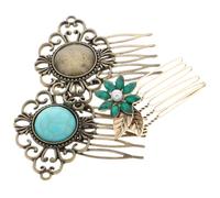 GALPADA 3pièces Peignes à Cheveux Vintage Cristal Épingles Latérales Pour Mariée Accessoires De Coiffure Exquis Pour Femmes