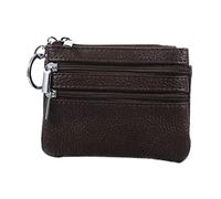 GALPADA 3pièces Pochette Femme Cowhide à Main Portable avec Zippées pour Monnaies Et Cartes Design Multifonctionnel Et Étanche pour Clés Et Accessoires