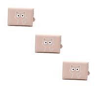 GALPADA 3pièces Porte- Mignon avec Motif Chat Pochette à Identité Et Porte- à Zipper Accessoire Pratique