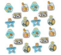 GALPADA 4 ensembles Broche Chat Bobby Femmes Émail Chats Mignon Broche Vêtements Accessoires Vêtements Broche Dessin Animé Broche Dessin Animé Vêtements Broche Exquis Bijoux 5 pièces * 4