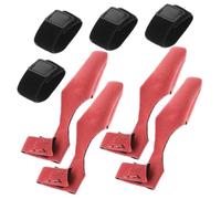 GALPADA 4 Ensembles Fishing Rod Tip Covers with High Elasticity and Pole Straps Outdoor Fishing Pole Sleeves for Carp Trout and Rod Protection