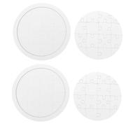 GALPADA 4 Ensembles Puzzle Circulaire à Colorier pour Garçon Fille Planche à Dessin et DIY Pièces Carton Lisse sans Bavure Jeu Créatif Éducatif Garçon Fille