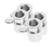 GALPADA 4 pièces Anneaux de Bague de Limitation Fer pour Brochette Rotative de Barbecue de Manchons de Grill Durables et Faciles à Nettoyer pour Usage Extérieur et Intérieur