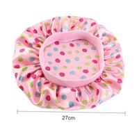 GALPADA 4 pièces Bonnet de Nuit Satin Garçon Fille Casquettes Élastiques Protection Cheveux Léger et Respirant Accessoires Voyage Maison Mix Couleurs