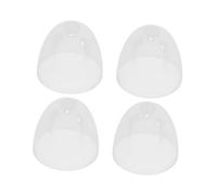 GALPADA 4 Pièces Bouchons de Biberon Large Ouverture Couvercles de Remplacement en Plastique Solides et Polyvalents pour Biberons et Contenants Protection Anti-poussière