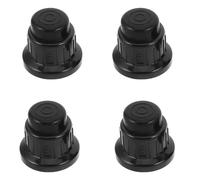 GALPADA 4 Pièces Bouton pour Barbecue à Gaz Bouchons D'allumeur pour Barbecue à Gaz AA Noir Plastique et Fer avec Ressort et Allumeur de Foyer la Cuisine Extérieure et Grillades