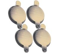 GALPADA 4 Pièces Cache-trou de Porte en Cuivre Or pour Préserver L'intimité, Remplace les Anciens, Bloque les Regards Extérieurs, Design Élégant pour Sécurité des Portes D'appartement