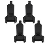 GALPADA 4 Pièces Clip Ceinture pour Radios Portables et Talkies-Walkies, Matériau Abs Léger, Installation Facile, pour Entrepôt et Ceinture de Travail