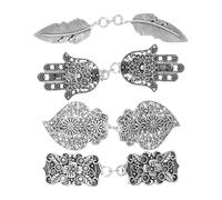 GALPADA 4 pièces Clips Vintage pour Écharpe et Cardigan de Pinces Élégantes pour Robe Châle et de Chemise Préviennent Dévoilements Accidentels et Assurent un Maintien Sécurisé