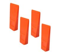 GALPADA 4 pièces Coins Abattage Plastique pour Élagage Coin de Fendage Antidérapant avec Barbes Serrées Accessoire Solide pour Bûcherons et Abattage Sûr