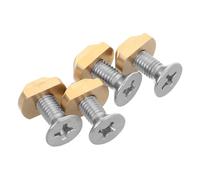 GALPADA 4 Pièces Écrous Acier Inoxydable et Laiton Kit avec Vis Coulissantes pour Fixation Stable de Direction Hydrofoil Montage Facile pour Planches de Sports Nautiques